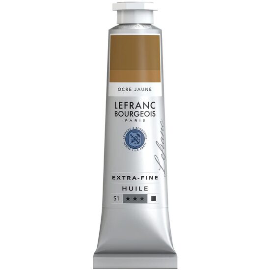 Culoare ulei extra-fine Lefranc - 40 ml, Ochre yellow