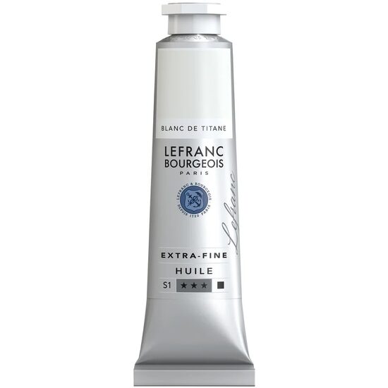 Culoare ulei extra-fine Lefranc - 40 ml, Titanium white