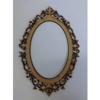 Decoratiuni rame ovale dantelate - MDF - IND-C