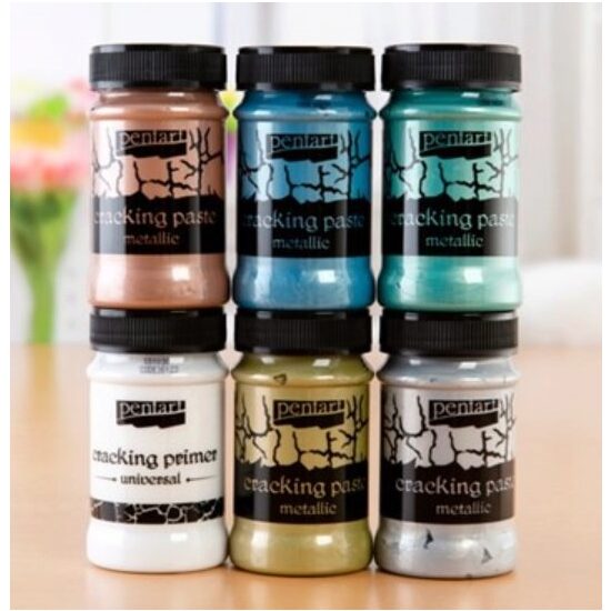 Pasta de crapare metalica - 100 ml - Pentart
