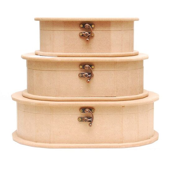 Cutie MDF ovala - diferite dimensiuni - P-ART