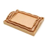 Tava MDF dreptunghiulara cu manere - diferite dimensiuni - P-ART