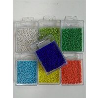 Margele de nisip 8/0, 4mm - 30gr - opace