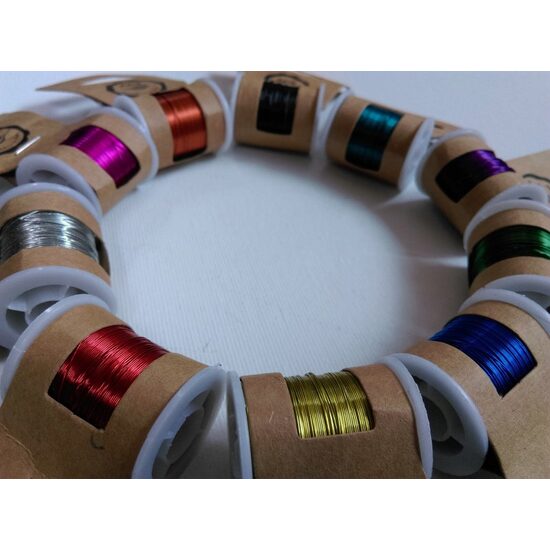 Rola sarma de cupru pentru bijuterii, 0.3mm / 10m