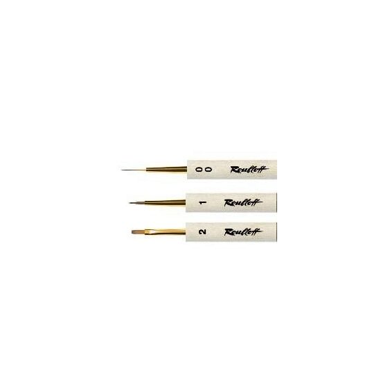 Pensula din par sintetic imitatie Kolinsky , Miniature - Seria S - Roubloff