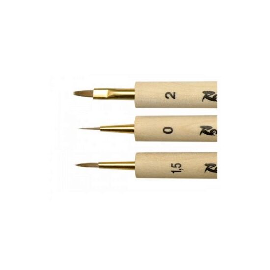 Pensula din par natural Kolinsky , Miniature - Seria K - Roubloff
