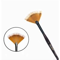Pensula evantai din par sintetic, imitatie Kolinsky - seria 01RB - Roubloff