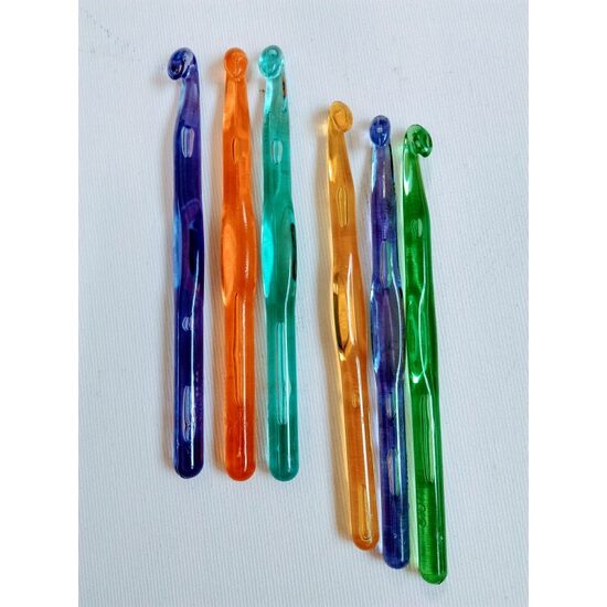 Crosete de plastic transparent, 14cm - ANT-CH