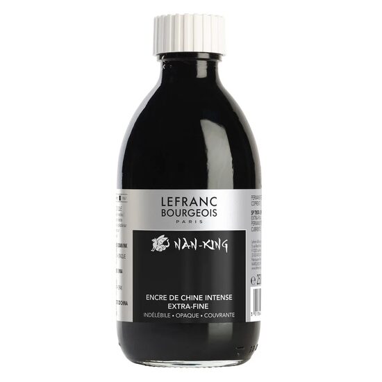 Tus Indian Ink extra fin negru - Lefranc&Bourgeois, 250ml