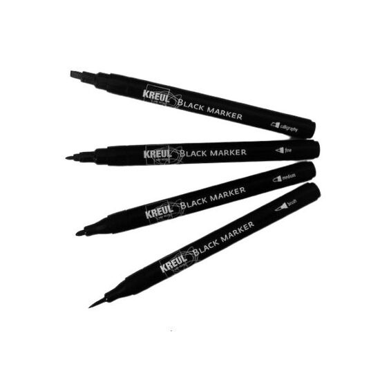 Marker negru - diferite dimensiuni - Black Marker - Kreul