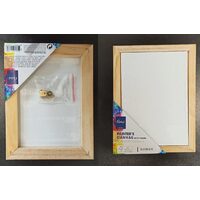 Set rama de lemn cu carton panzat - ANT-CH