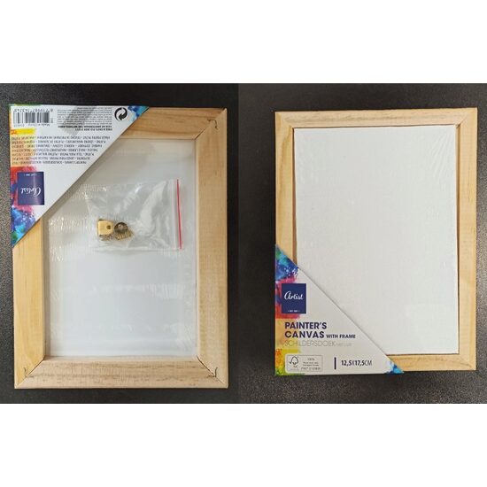 Set rama de lemn cu carton panzat - ANT-CH