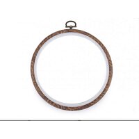 Gherghef / Rama pentru broderie cu agatatoare - rotund - STKL