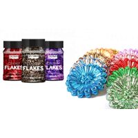 Colored foil Flakes - Fulgi de folie colorata, 1g - Pentart