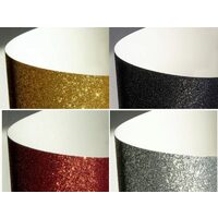 Set 5 coli autoadezive cu glitter grunjos , A4 , 210 gr - Galeria Papieru