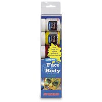 1PFPSSH - Set Face & Body paint 5 x 40 ml - SUPERHEROES - Derivan
