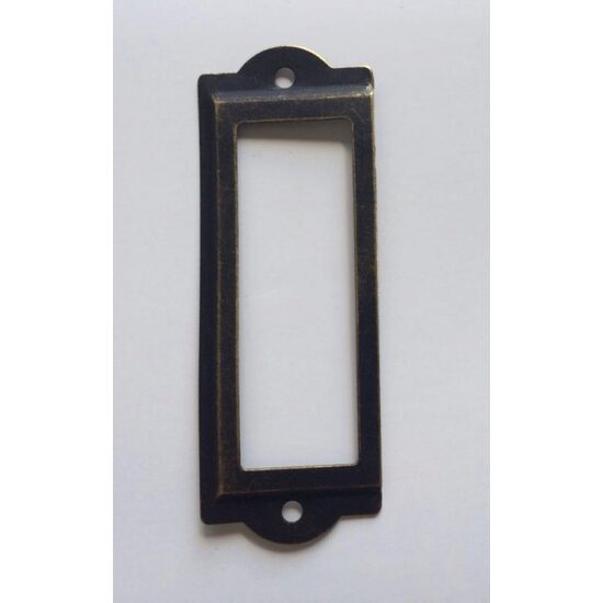366976 - Accesoriu metalic, bronz pt mini mobilier, rama 8.3x3 cm- ANT-CH