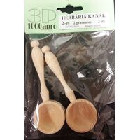 10082 - Set 2 lingurite lemn pt condimente - 2gr - PENT