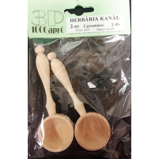 10082 - Set 2 lingurite lemn pt condimente - 2gr - PENT