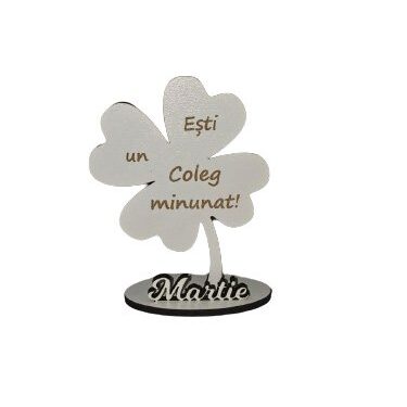 Suport cu mesaj - 1 Martie - Coleg - C-ART