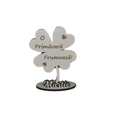 Suport cu mesaj - 1 Martie - o Primavara frumoasa - C-ART